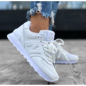 Женские кроссовки New Balance 574 белые