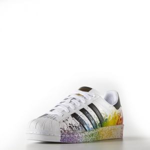 Adidas Superstar радужные