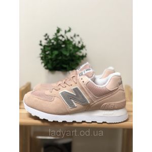 Кроссовки New Balance 574 женские персиковые