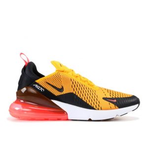 Кроссовки Nike Air Max 270 University Gold Black Orange