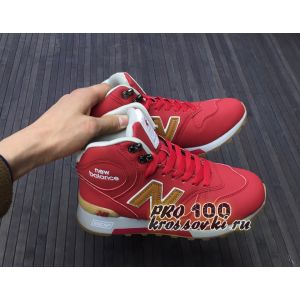 Зимние женские кроссовки New Balance 1300 красные