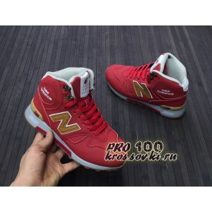 Зимние женские кроссовки New Balance 1300 красные