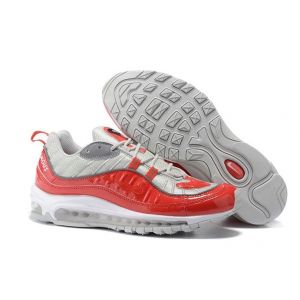 Nike Air Max 98 Supreme Red  Silver 