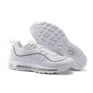 Nike Air Max 98 Supreme  White Silver