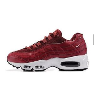 кроссовки женские Nike Air Max 95 бордовые