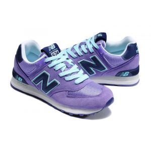 Женские кроссовки New Balance 574 фиолетовые