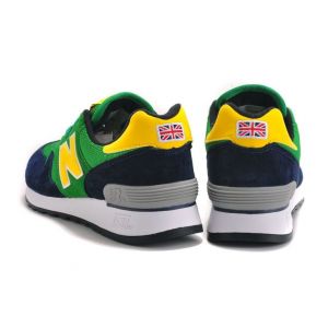 New Balance 670 женские зеленые с желтым