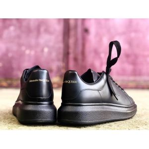 Кожаные кроссовки Alexander McQueen Black