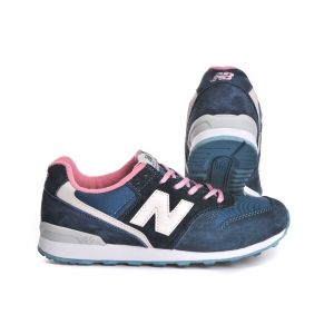 New Balance 996 женские (темносиние/розовые)