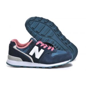 New Balance 996 женские (темносиние/розовые)